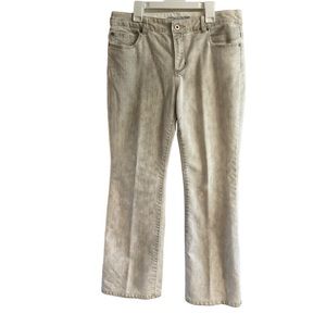 Chicos Platinum Denim Ultimate Fit Flare Leg Jeans